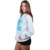 imageUltra Game Womens NFL Official Super Soft Tie Neck Hoodie SweatshirtWhite Updated