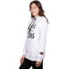imageUltra Game Womens NFL Official Super Soft Tie Neck Hoodie SweatshirtWhite Updated