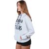 imageUltra Game Womens NFL Official Super Soft Tie Neck Hoodie SweatshirtWhite Updated