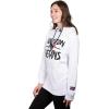 imageUltra Game Womens NFL Official Super Soft Tie Neck Hoodie SweatshirtWhite Updated