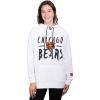 imageUltra Game Womens NFL Official Super Soft Tie Neck Hoodie SweatshirtWhite Updated