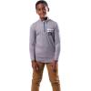 imageUltra Game Youth NFL Official Super Soft Quarter Zip Long Sleeve TShirtHeather Gray