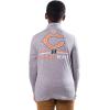 imageUltra Game Youth NFL Official Super Soft Quarter Zip Long Sleeve TShirtHeather Gray