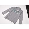 imageUltra Game Youth NFL Official Super Soft Quarter Zip Long Sleeve TShirtHeather Gray