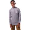 imageUltra Game Youth NFL Official Super Soft Quarter Zip Long Sleeve TShirtHeather Gray