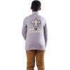 imageUltra Game Youth NFL Official Super Soft Quarter Zip Long Sleeve TShirtHeather Gray