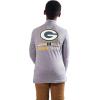 imageUltra Game Youth NFL Official Super Soft Quarter Zip Long Sleeve TShirtHeather Gray