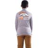 imageUltra Game Youth NFL Official Super Soft Quarter Zip Long Sleeve TShirtHeather Gray