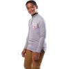 imageUltra Game Youth NFL Official Super Soft Quarter Zip Long Sleeve TShirtHeather Gray