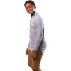 imageUltra Game Youth NFL Official Super Soft Quarter Zip Long Sleeve TShirtHeather Gray