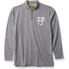 imageUltra Game Youth NFL Official Super Soft Quarter Zip Long Sleeve TShirtHeather Gray