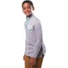 imageUltra Game Youth NFL Official Super Soft Quarter Zip Long Sleeve TShirtHeather Gray