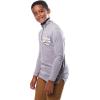 imageUltra Game Youth NFL Official Super Soft Quarter Zip Long Sleeve TShirtHeather Gray
