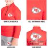 imageUltra Game Youth NFL Official Super Soft Quarter Zip Long Sleeve TShirtHeather Gray