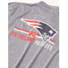 imageUltra Game Youth NFL Official Super Soft Quarter Zip Long Sleeve TShirtHeather Gray