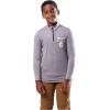 imageUltra Game Youth NFL Official Super Soft Quarter Zip Long Sleeve TShirtHeather Gray
