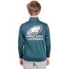 imageUltra Game Youth NFL Official Super Soft Quarter Zip Long Sleeve TShirtTeam Color