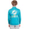imageUltra Game Youth NFL Official Super Soft Quarter Zip Long Sleeve TShirtTeam Color