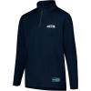 imageUltra Game Youth NFL Official Super Soft Quarter Zip Long Sleeve TShirtTeam Color