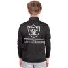 imageUltra Game Youth NFL Official Super Soft Quarter Zip Long Sleeve TShirtTeam Color