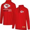 imageUltra Game Youth NFL Official Super Soft Quarter Zip Long Sleeve TShirtTeam Color