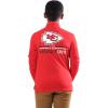 imageUltra Game Youth NFL Official Super Soft Quarter Zip Long Sleeve TShirtTeam Color