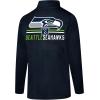 imageUltra Game Youth NFL Official Super Soft Quarter Zip Long Sleeve TShirtTeam Color