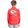 imageUltra Game Youth NFL Official Super Soft Quarter Zip Long Sleeve TShirtTeam Color