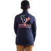 imageUltra Game Youth NFL Official Super Soft Quarter Zip Long Sleeve TShirtTeam Color