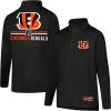 imageUltra Game Youth NFL Official Super Soft Quarter Zip Long Sleeve TShirtTeam Color
