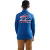imageUltra Game Youth NFL Official Super Soft Quarter Zip Long Sleeve TShirtTeam Color