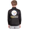 imageUltra Game Youth NFL Official Super Soft Quarter Zip Long Sleeve TShirtTeam Color