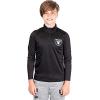 imageUltra Game Youth NFL Official Super Soft Quarter Zip Long Sleeve TShirtTeam Color