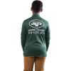 imageUltra Game Youth NFL Official Super Soft Quarter Zip Long Sleeve TShirtTeam Color