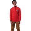 imageUltra Game Youth NFL Official Super Soft Quarter Zip Long Sleeve TShirtTeam Color