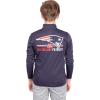 imageUltra Game Youth NFL Official Super Soft Quarter Zip Long Sleeve TShirtTeam Color