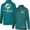 imageUltra Game Youth NFL Official Super Soft Quarter Zip Long Sleeve TShirtTeam Color