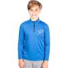 imageUltra Game Youth NFL Official Super Soft Quarter Zip Long Sleeve TShirtTeam Color