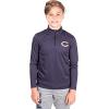 imageUltra Game Youth NFL Official Super Soft Quarter Zip Long Sleeve TShirtTeam Color