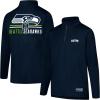 imageUltra Game Youth NFL Official Super Soft Quarter Zip Long Sleeve TShirtTeam Color