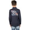 imageUltra Game Youth NFL Official Super Soft Quarter Zip Long Sleeve TShirtTeam Color