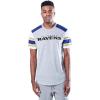 imageUltra Game NFL Mens Short Sleeve Raglan TShirtGreyWhite