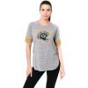 imageUltra Game NFL Womens Super Soft Modal Vintage Stripe TShirtHeather Gray