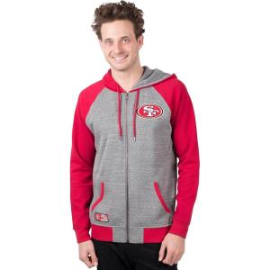 imageUltra Game Adults NFL Official Supreme Satin JacketHeather Gray
