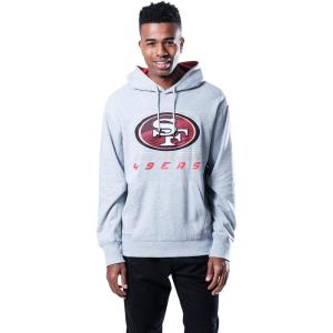 imageUltra Game Mens French Terry Hoodie JacketHeather Gray