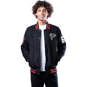 imageUltra Game Mens NFL Official Classic Varsity Coaches Jacket CoatAlternate Team Color