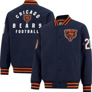 imageUltra Game Mens NFL Official Classic Varsity Coaches Jacket CoatMulti