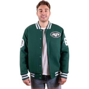 imageUltra Game Mens NFL Official Classic Varsity Coaches Jacket CoatTeam Color Updated 2