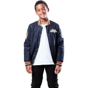imageUltra Game NFL Boys Classic Coaches Varsity JacketTeam Color