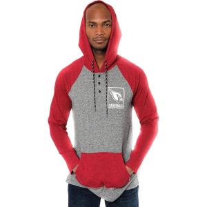 imageUltra Game NFL Mens Fleece Hoodie Pullover Sweatshirt HenleyArizona Cardinals